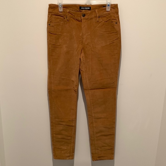 Mustard stretch slim fit corduroy pants size 29 - Picture 1 of 6